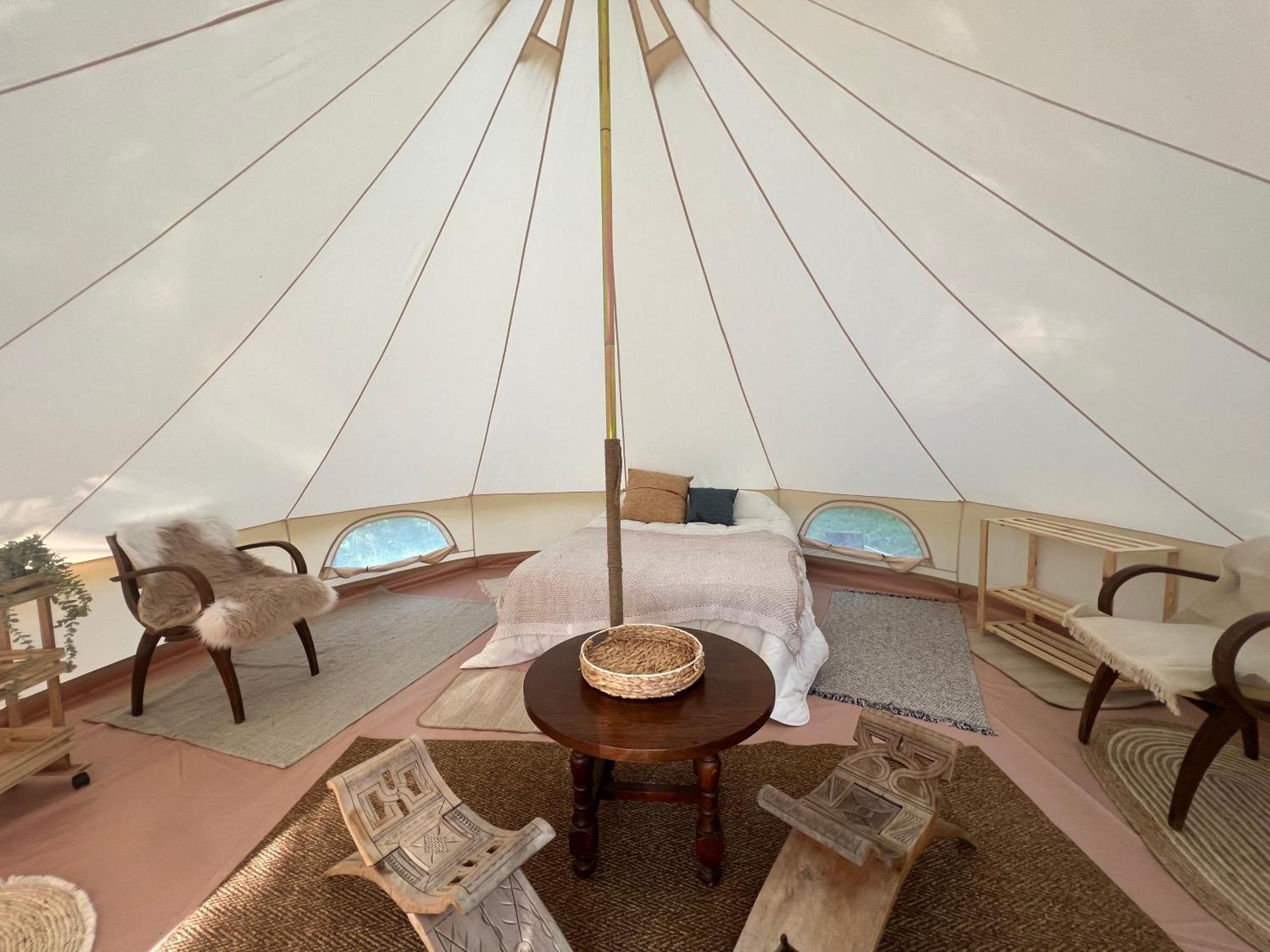 Tente Lodge En Pleine Nature Sumene Exterior photo